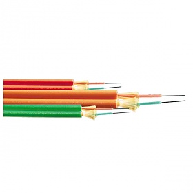 Fiber optic patch cable, 2x50/125, OM2, 2.8mm, LSZH