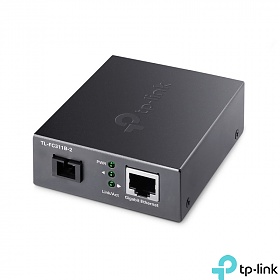 TP-Link TL-FC311B-2, Media converter 10/100 Mbps RJ-45/SC, SM 1310nm, 2 km, WDM