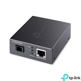 TP-Link TL-FC311B-20, Media converter 10/100 Mbps RJ-45/SC, SM 1310nm, 20 km, WDM