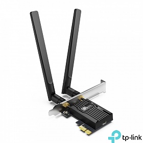 3000Mbps Wireless Dual Band PCI-Express AX3000, Wi-Fi 6, Bluetooth 5.2 (TP-Link Archer TX55E)