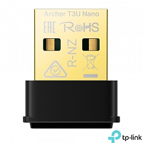 AC1300 Wireless Dual Band USB 2.0 Adapter (TP-Link Archer T3U Nano)