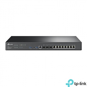 TP-Link ER8411, Gigabit VPN Router Omada, 8x 10/100/1000 RJ-45, 2 SFP 10G slots, 19"