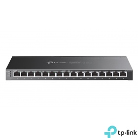 TP-Link TL-SG2016P, Smart switch, 16x 10/100/1000 RJ-45, PoE+