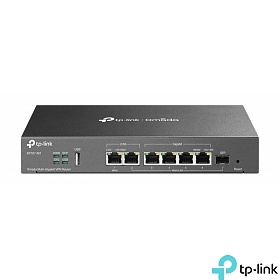 Gigabit VPN Router Omada, 2x 2.5G, 4x 10/100/1000 RJ-45, 1 SFP slots, desktop (TP-Link ER707-M2)