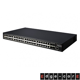 Managed switch, 48x 10/100/1000 RJ-45, 4 integrated 10G SFP ports, 19" (Edge-corE ECS2100-52T)