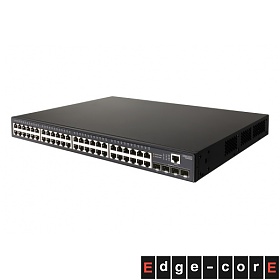 Managed switch,  48x 10/100/1000 RJ-45, 4x 100/1000 SFP ports, PoE (Edge-core ECS4100-28TC)
