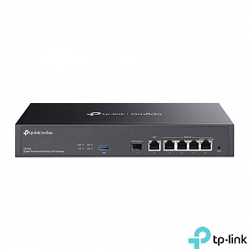 Gigabit VPN Router, 5x 10/100/1000 RJ-45, 1 SFP slots, desktop (TP-Link ER7406)