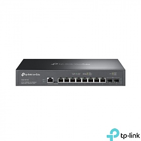 TP-Link SG3210X-M2, Managed switch,  8x 2,5G, 2 slide-in 10G SFP+ slot, 19"