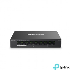 TP-Link Mercusys MS108GP, Unmanaged switch, 8x 10/100/1000 RJ-45, PoE+, desktop