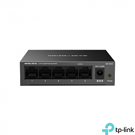 TP-Link Mercusys MS105GS, Unmanaged switch, 5x 10/100/1000 RJ-45, desktop