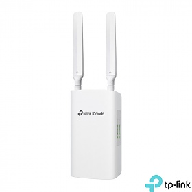 3000Mbps Wireless outdoor gigabit VPN Router Omada, PoE, 5x 10/100/1000 RJ-45, 1 SFP slots, desktop (TP-Link ER703WP-4G-Outdoor)