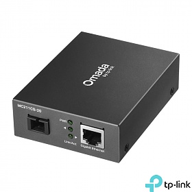 TP-Link MC211CS-20, Media converter 10/100 Mbps RJ-45/SC, SM 1550nm, 20 km, WDM