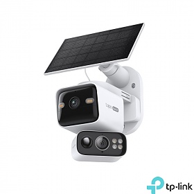 Outdoor Dual-Lens Security Wi-Fi Camera, Solar Panel (TP-Link Tapo C645D Kit)