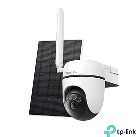 Outdoor Security Pan/Tilt 4G LTE Camera, Solar Panel (TP-Link Tapo C615G Kit)