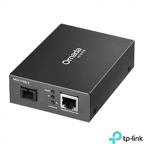 Media converter 10/100 Mbps RJ-45/SC, SM 1550nm, 2 km, WDM (TP-Link MC211CS-2)