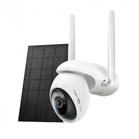 Outdoor Security 4G LTE/Wi-Fi Camera, Solar Panel (TP-Link Tapo C665G Kit)