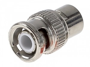 BNC male connector, clamp type, RG6 