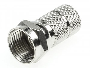 F male connector, TWIST-ON, RG6,  Thickness 7.2 mm 