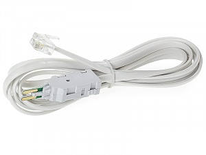 Test cord, 4P with modular 6P4C, 2 m 