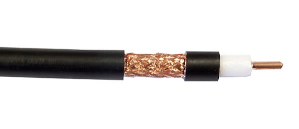 Coaxial cable, RF-10F (H1000), 50Ohm (PE), wire, 100m