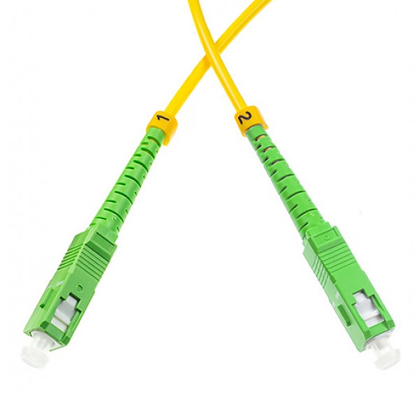 Patchcord SC/APC-SC/APC, SM, 9/125 simplex, G657A1 fiber, 0.5 m 