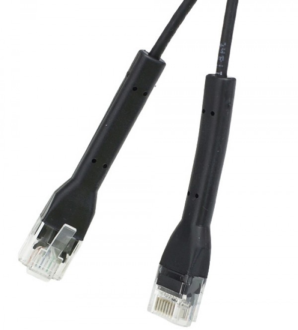 Patch cable UTP cat. 6a, 0.25 m, black, LSOH, ultra-flex 