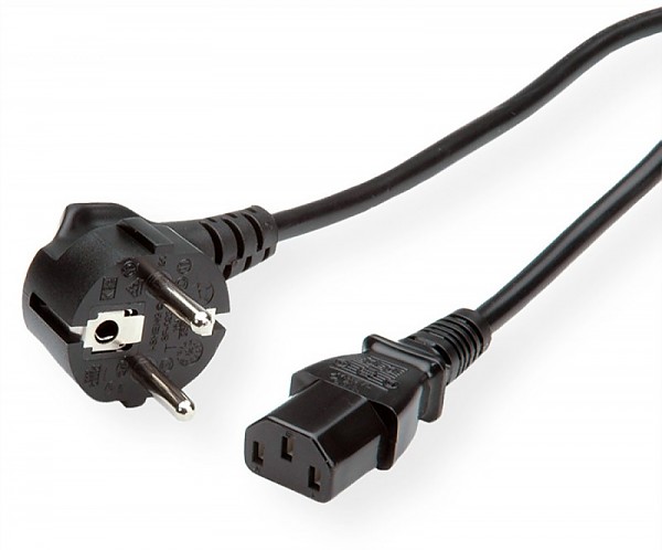 Power cable, 90DG, 10A/250V, 1.8 m 