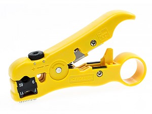 LAswitch 2-Pack Universal Wire Stripper & Cable Cutter Scissors – For RG59 Coax, Electrical Work