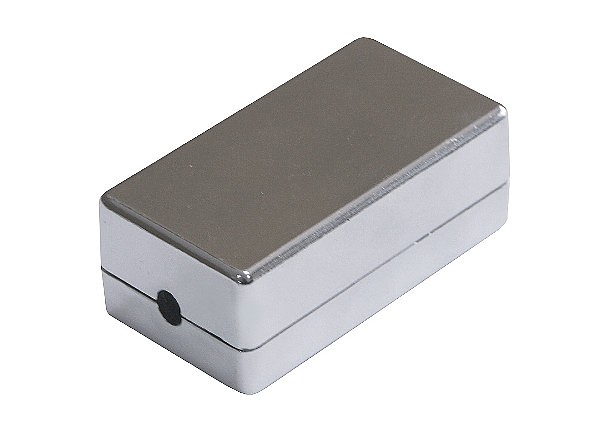 Surface-mount connection box, cat. 5e, STP, clipped 