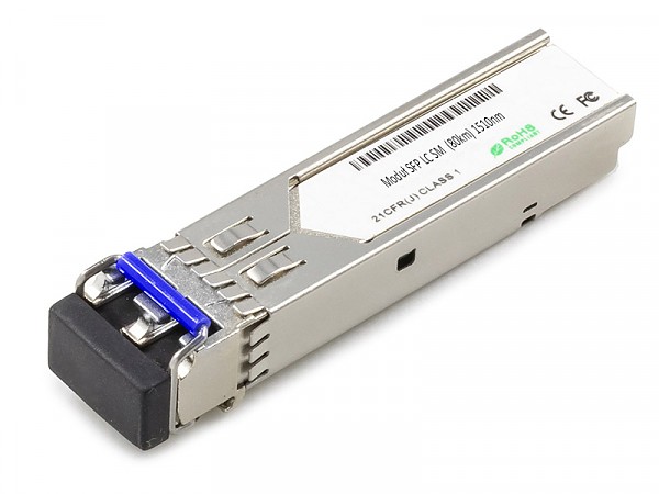 Module, SFP 1x 1000 Mbps LC SM, 24dB (80 km), CWDM, TX: 1510 nm (Wave Optics, WO-SCL-1251-080K) 