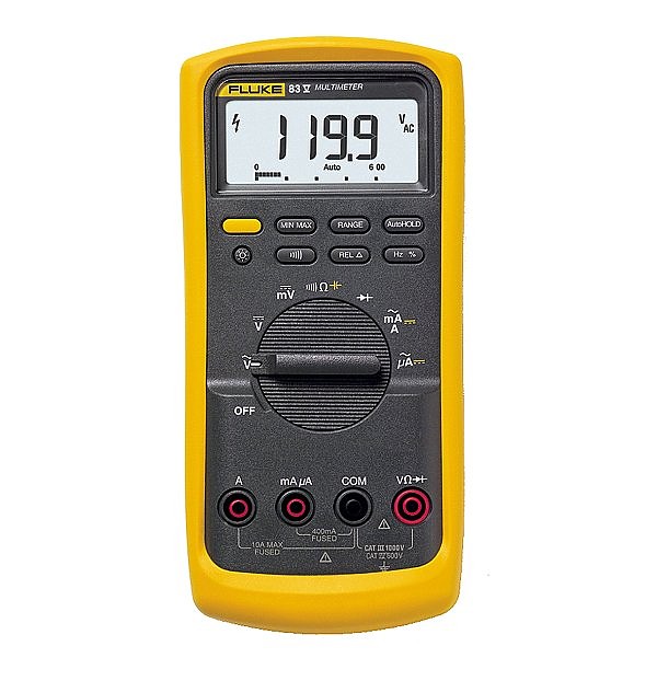 FLUKE 83V - Digital Multimeter, True RMS, automatic range selection 