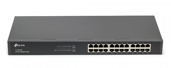 TP-Link TL-SG1024, Unmanaged switch, 24x 10/1000 RJ-45, 19" 