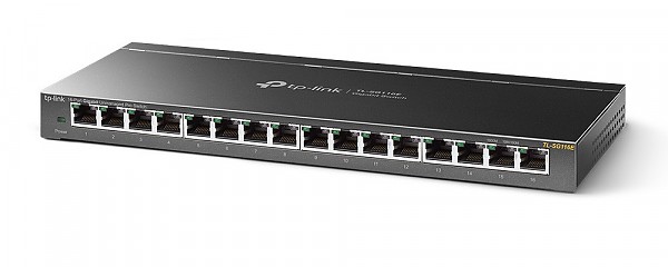 Unmanaged switch, 16x 10/100/1000 RJ-45, desktop (TP-Link TL-SG116E) 