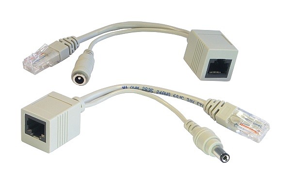 Adapter Kit, Power over Ethernet (injector + splitter) 