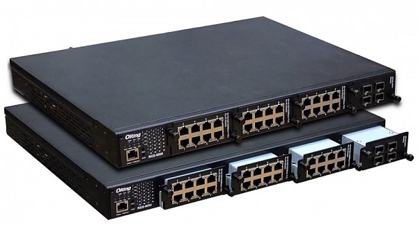 Managed modular switch, L3, 24x SFP + 4 slide-in SFP+ slots 10G, O/Open-Ring <30ms (ORing RGS-PR9000-HV) 