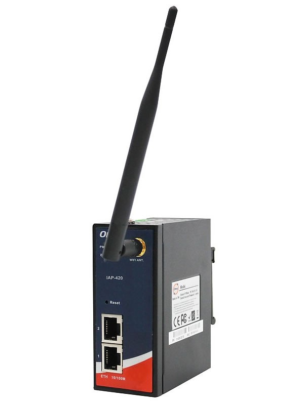 ORing IAP-420+, Industrial Wireless Access Point, 2x 10/100/1000 RJ-45 (LAN + PoE PD) + 1x 802.11b/g/n (WLAN)