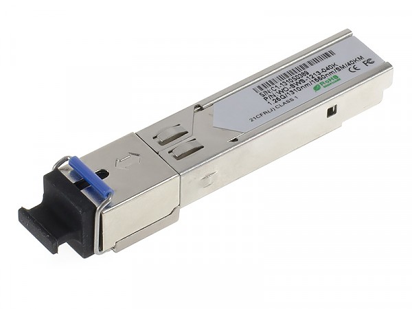 Module, SFP 1x 1000 Mbps SC SM, 40 km, WDM TX:1310nm (Wave Optics, WO-SWS-1213-040K) 