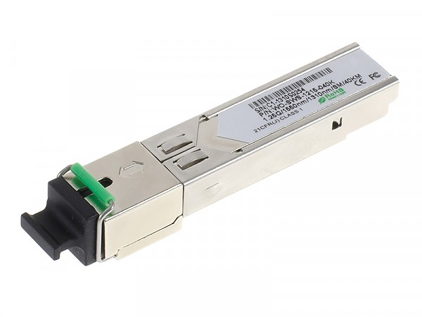 Module, SFP 1x 1000 Mbps SC SM, 40 km, WDM TX:1550nm (Wave Optics, WO-SWS-1215-040K) 