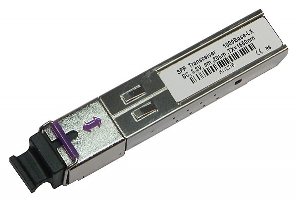 Module, SFP 1x 1000 Mbps SC LM, 20 km, WDM TX:1550 nm, w/DDMI diagnostics (WO-SWS-1215-020K-DI) 