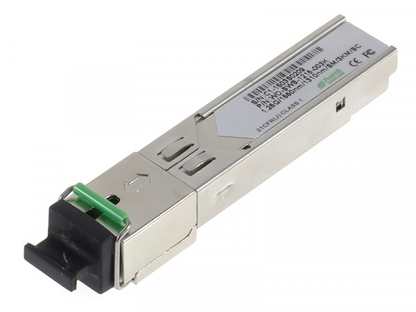 Module, SFP 1x 1000 Mbps SC SM,  3 km, WDM TX:1550nm (Wave Optics, WO-SWS-1215-003K) 