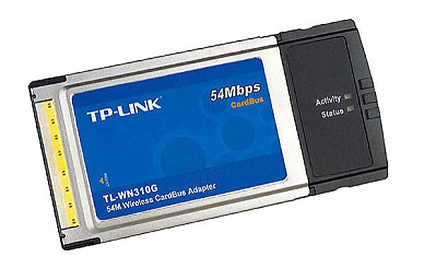 Wireless PCMCIA adaptor (TP-Link TL-WN310G) 