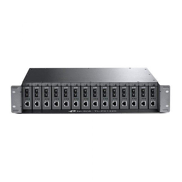 Rack chassis for media converter, 14-port (TP-LINK TL-FC1420) 