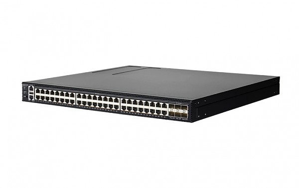 Managed switch,  48x 10/100/1000 RJ-45 ports, 6x 25G SFP28 ports, 19" (Edge-corE ECS4650-54T) 
