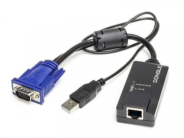 KVM dongle, Wave KVM , RJ-45 to USB+VGA , Cat.5 (WK-C5USB) 