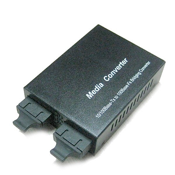 Media converter 100M MM/SM, 1310nm, 2/20km