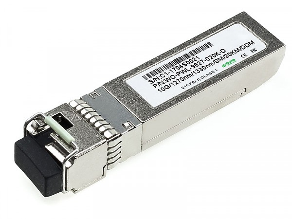 WDM SFP+ Module, 10Gb, LC SM, 20km, TX:1270nm, DDMI