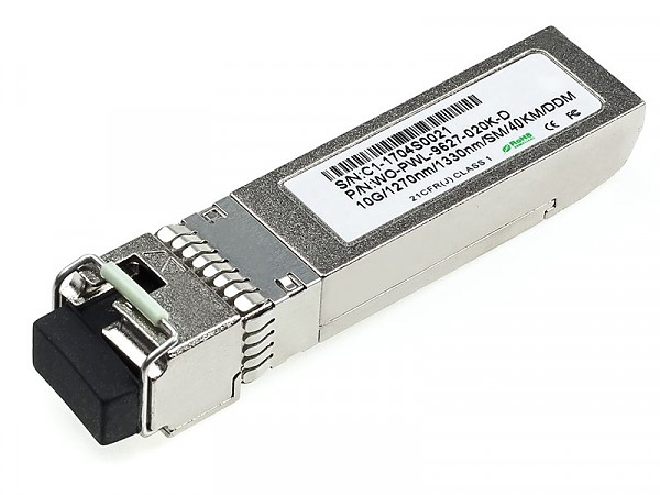 WDM SFP+ Module, 10Gb, LC SM, 40km, TX:1270nm, DDMI