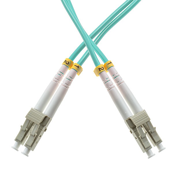 OM3 LC a LC Fibre Patch Cable Multimodo Dúplex 50/125 para Transceptor SFP de 10Gb/Gigabit SFP Ipolex Cable de Fibra óptica 5m 