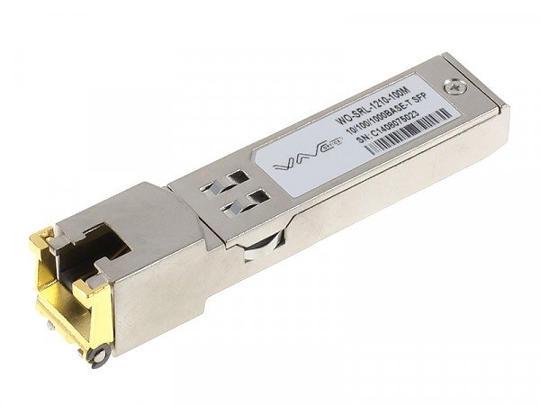 Module, SFP 1x 10/100/1000 Mbps RJ-45 (Wave Optics, WO-SRL-1210-100M-I) 