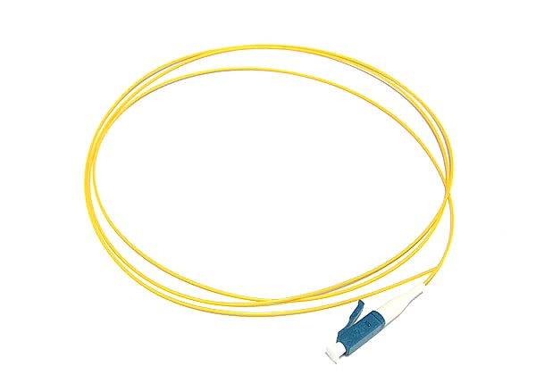 Pigtail LC, fiber optic, UPC, SM, 9/125, 0.9mm, G652D fiber, 1m